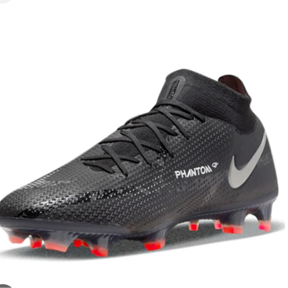 Nike Phantom GT2 Elite FG Soccer Cleats - Black and Red